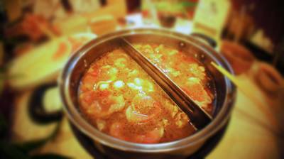 ระหว่างรอเบคอน,หมู,เนื้อสุกคะ  ที่ ร้านอาหาร Suki Bar
