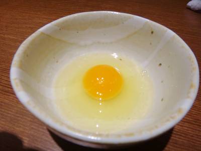 ไข่ไก่ดิบ ที่ ร้านอาหาร Ootoya The Mall บางแค