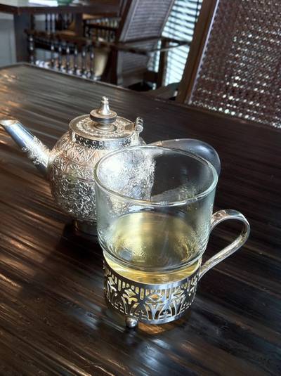 Gold jasmin tea ที่ ร้านอาหาร The Erawan Tea Room