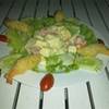 สลัดผลไม้กุ้งทอด ที่ ร้านอาหาร หัวหิน