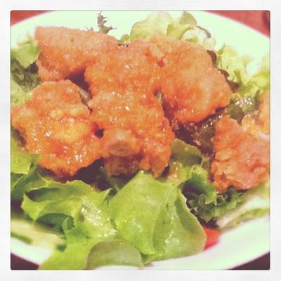 สลัดไก่คาราเกะ ที่ ร้านอาหาร Coco Ichibanya Siam Paragon