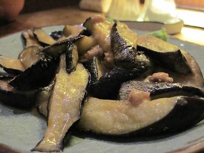 มะเขือม่วงผัดมิโซะ ที่ ร้านอาหาร Itto Shokudo อิโตะโชคุโด