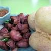 แหนมซี่โครงข้าวเหนียวทอด ที่ ร้านอาหาร มาดามออง