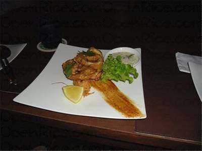 ปลาหมึก ที่ ร้านอาหาร Moon Dance Bistro 