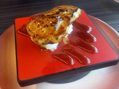 ซุูชิตับห่าน(Foie Gras) ที่ ร้านอาหาร Heiroku Sushi Digital Gateway