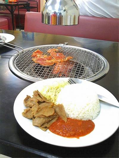 ข้าวหมูเกาหลี ที่ ร้านอาหาร Salang พญาไท