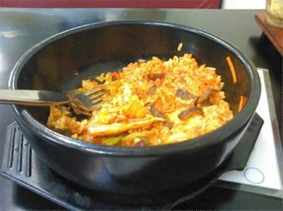 ข้าวยำเกาหลี ที่ ร้านอาหาร Salang พญาไท