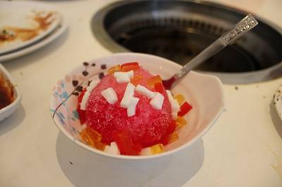 ของหวาน ที่ ร้านอาหาร ไจแอนทส์ โฮมรัน