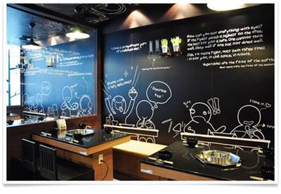 บรรยากาศในร้าน ที่ ร้านอาหาร Evaime Shabu Shabu Siam Discovery Center
