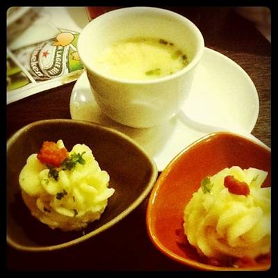 ไข่ตุ๋น มันบด ที่ ร้านอาหาร Oishi Express Avenue รัชโยธิน
