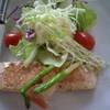 สเต็กแซลม่อน ที่ ร้านอาหาร Pepper Steak