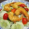 สลัดกุ้งทอด ที่ ร้านอาหาร ครัวสวนสน