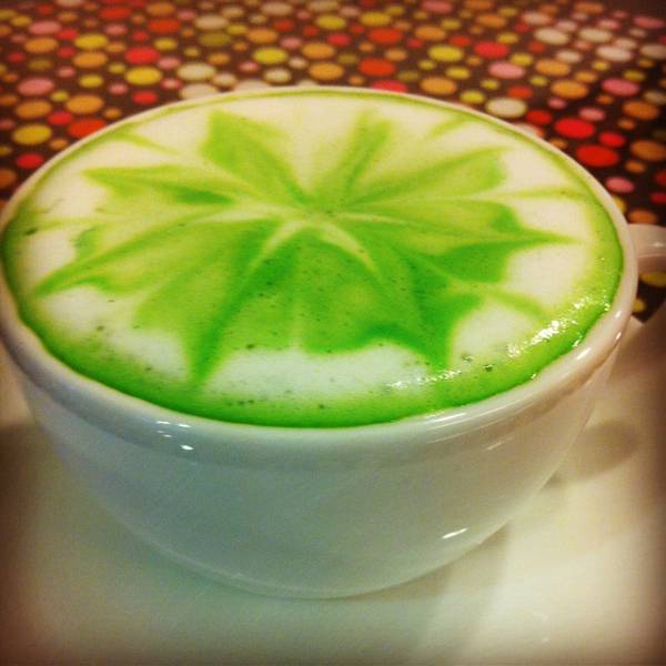 Hot Green Tea. ที่ ร้านอาหาร Sugar Room