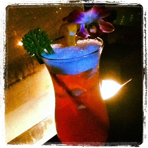 Sex on the moon, quite sweet but nice alternative for sex on the beach 350++ ที่ ร้านอาหาร Vertigo