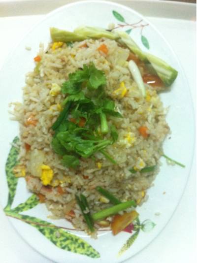 ข้าวพัดปู ที่ ร้านอาหาร The Boo ข้าวพัดปู ที่ ร้านอาหาร The Boo