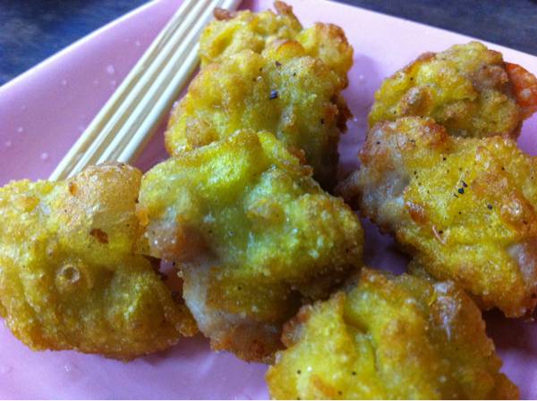 ขนมจีบทอด ที่ ร้านอาหาร โกอ้วน หาดใหญ่