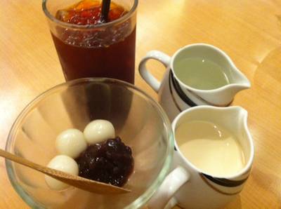 ของหวานที่แถมมาด้วย ที่ ร้านอาหาร Wasabi-An