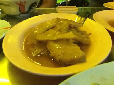 หน่อไม้จีน ที่ ร้านอาหาร ข้าวต้มนัดพบ