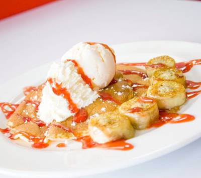 แพนเค้ก ที่ ร้านอาหาร นมสดประตู5