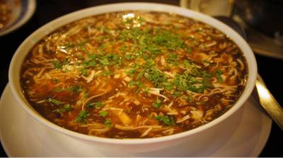 ซุปเสฉวน ที่ ร้านอาหาร หยิงปิงยูนนาน