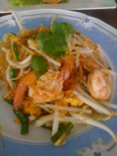 วุ้นเส้นผัดไท ที่ ร้านอาหาร ร้านซุนเฮง ก๋วยเตี๋ยวผัดไทย