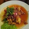 ยําไข่เจียว ที่ ร้านอาหาร Biz Bar