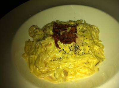 Spaghetti Carbonara ที่ ร้านอาหาร สตูเฟ่