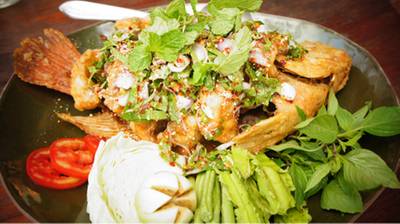ทับทิมลุยสวน 150บาท ที่ ร้านอาหาร ธารทองลอดจ์
