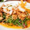 ยำผักกูดกุ้ง 120บาท ที่ ร้านอาหาร ธารทองลอดจ์
