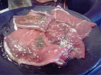 เนื้อธรรดา ที่ ร้านอาหาร Nobu Shabu & Grill CDC