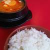 แกงเต้าหู้^^ ที่ ร้านอาหาร B.O.B Korean Spicy Restaurant