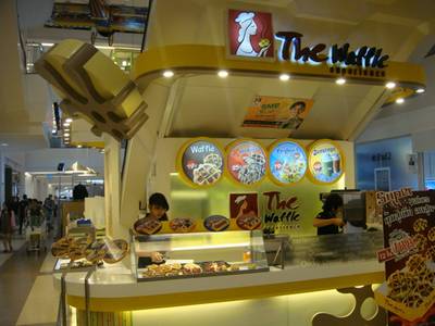 ถึงร้านละคร้าบบ ที่ ร้านอาหาร The Waffle ซีคอนสแควร์