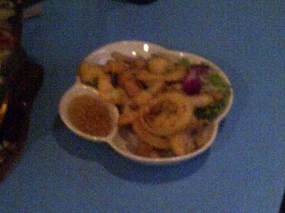 ปลาหมึกชุบแป้งทอด ที่ ร้านอาหาร KaraFun