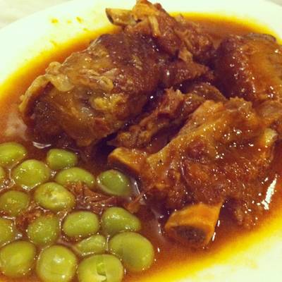 ซี่โครงหมูอบซอส นุ่มจริง ที่ ร้านอาหาร ห้องอาหารจันทร์เพ็ญ พระรามสาม