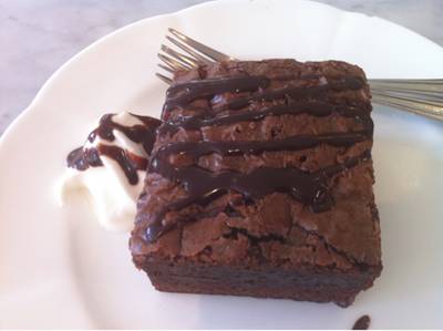 Choco Brownie ที่ ร้านอาหาร Big Knit Cafe