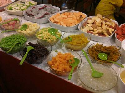 ขนมหวาน ที่ ร้านอาหาร นานาหมูกะทะ