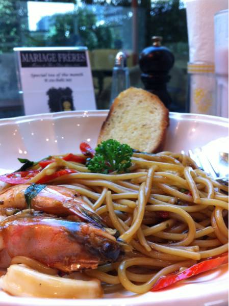 สปาเกตตี้ผัดขี้เมา แซปปป ที่ ร้านอาหาร Buttercup