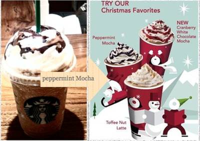 สดชื่นกับ peppermint ที่ ร้านอาหาร Starbucks Avenue รัชโยธิน