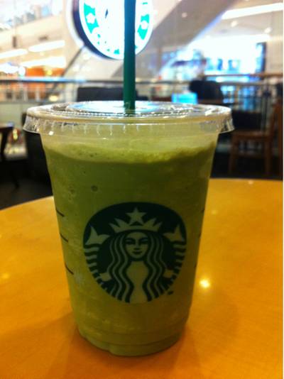 Greentea Frappe  ที่ ร้านอาหาร Starbucks Seacon Square