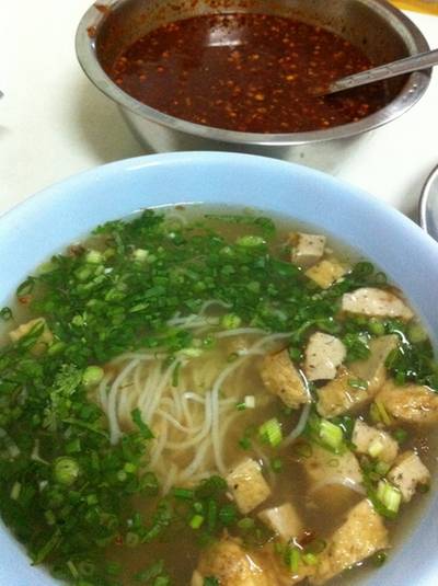 ก๋วยจั๊บญวน พริกเผา ที่ ร้านอาหาร เจ๊เรียน