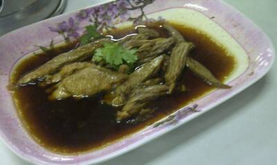 เป็ดพะโล้ ที่ ร้านอาหาร ซ้งเป็ดพะโล้ 