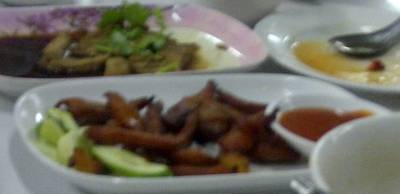 หมูแดดเดียว ที่ ร้านอาหาร ซ้งเป็ดพะโล้ 