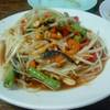 ตำไทย ที่ ร้านอาหาร ส้มตำช้างน้อย