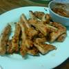 หมูย่าง ที่ ร้านอาหาร ส้มตำช้างน้อย