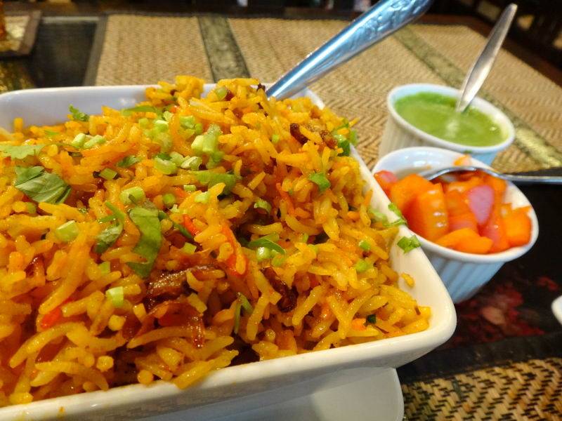 ข้าวหมกแกะ ที่ ร้านอาหาร India Gate Resturant