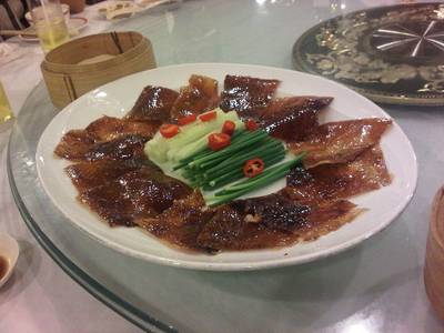 เป็ดปักกิ่ง ที่ ร้านอาหาร เล่งหงษ์ พระราม 2