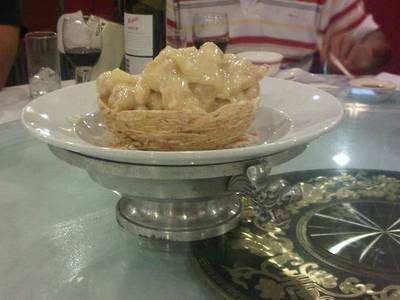 สลัดกุ้งทอดครีมสลัด ที่ ร้านอาหาร เล่งหงษ์ พระราม 2
