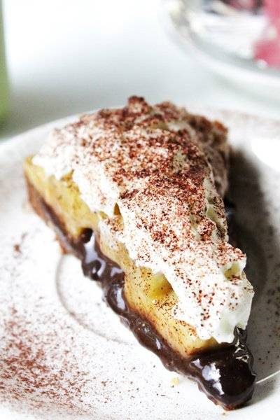 Banoffee Pie ที่ ร้านอาหาร Brown Berry Cafe and Bar