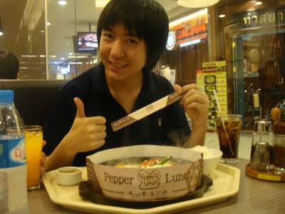 อร่อยมากๆมื้อนี้ ^^ ที่ ร้านอาหาร Pepper Lunch Central World