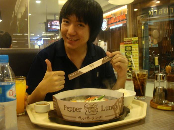 อร่อยมากๆมื้อนี้ ^^ ที่ ร้านอาหาร Pepper Lunch Central World